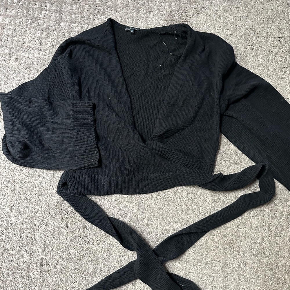 Dynamite Wrap Sweater